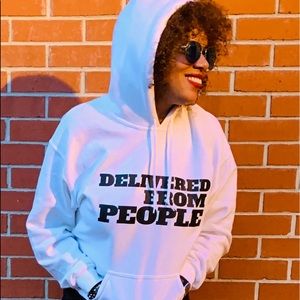 DELIVERED FROM PEOPLE hoodie